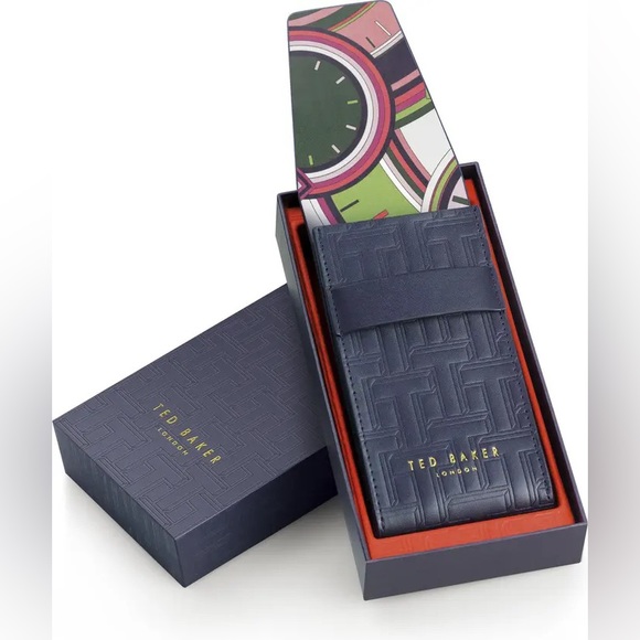 TED BAKER LONDON Katyaa Reversible Leather Strap Watch, 34mm in Black/Tortoise - Picture 4 of 15